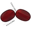 FJYXCHENXM 2 Pack Bicycle Rear Tail Warning Reflector Professional Bike