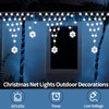 DBFAIRY Christmas Net Lights Plug in, 207 LED 13.1Ft x1.9Ft