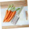 LABRIMP Garlic Shredder Stainless Steel Vegetable Grater with Cheese Slicer