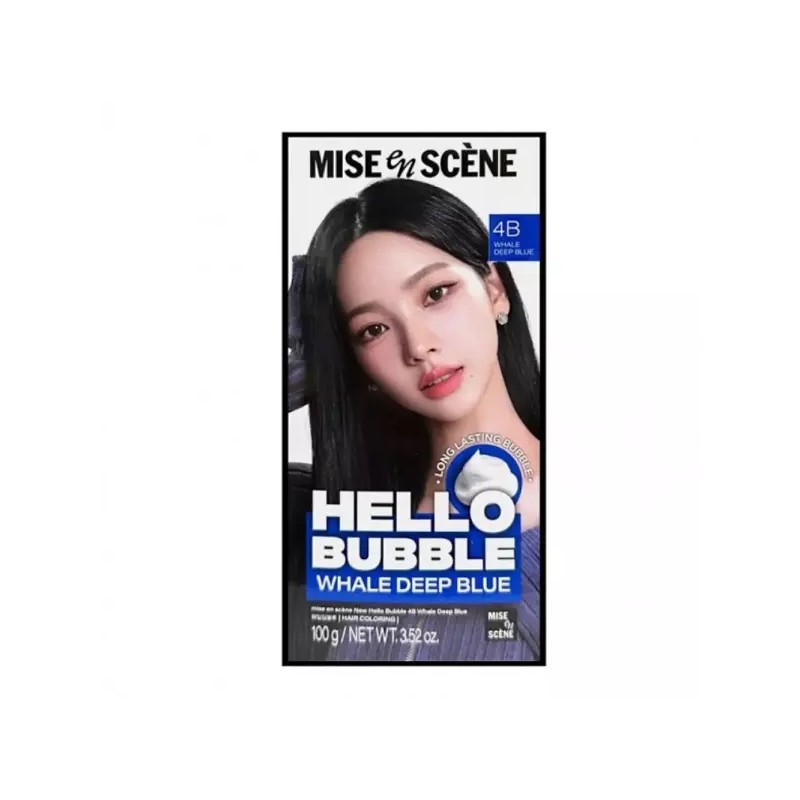 Miseoncen 미쟝센 샴푸염색 뉴 간편염색 헬로 버블 거품 염색약 4B