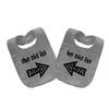 YSCULBUTOL Baby Twins Bibs He/She Did It Newborn Baby Cute