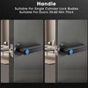 Smart Fingerprint Door Lock,Keyless Entry Keypad Door Lock with Handle,Automatic