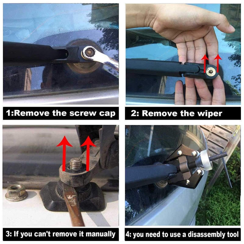 Arm Rear Wiper, AUTVAN Rear Windsheild Back Wiper Arm and