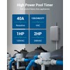 DEWENWILS Pool Pump Timer, Outdoor Wi-Fi Box, Heavy Duty 40A