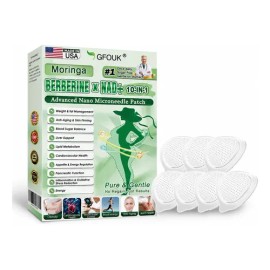 Parche Avanzado Con Nanoagujas Moringa Berberine 10 En 1