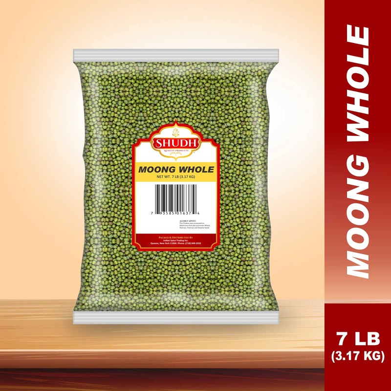 SHUDH MOONG WHOLE 7LB