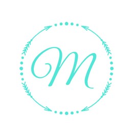 Custom Initial Monogram Vinyl Decal Bumper Sticker, for Tumblers, Laptops, Car Windows - Single Letter Circle with Arrow & Dot Design Nurse Doctor EMS Paramedic