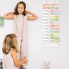 JarThenaAMCS Pastel Smile Face Daily Schedule Pocket Chart 13 x