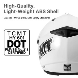 TCMT Unisex-Adult Motorcycle Full Face Off Road Helmet Dirt Bike Motocross ATV Mountain Bike MX Helmet DOT Approved