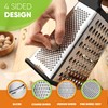 Spring Chef Professional Cheese Grater - Stainless Steel, XL Size,