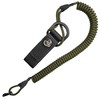 Spiral cable, elastic key chain made of paracord, lanyard, lanyard