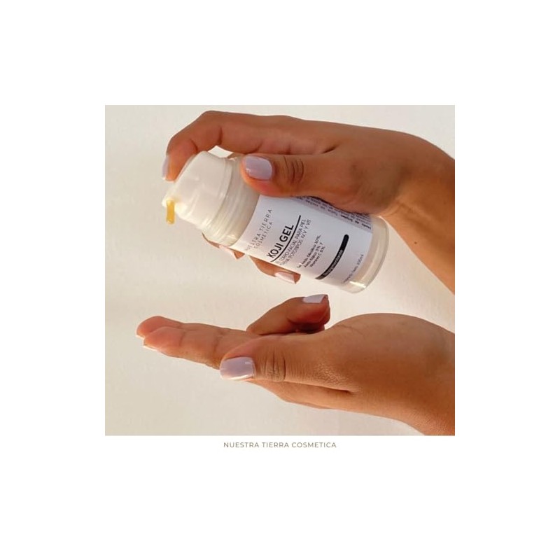 Nuestra Tierra Cosmética Koji Gel Despigmentante con Ácido Glicólico, Ácido