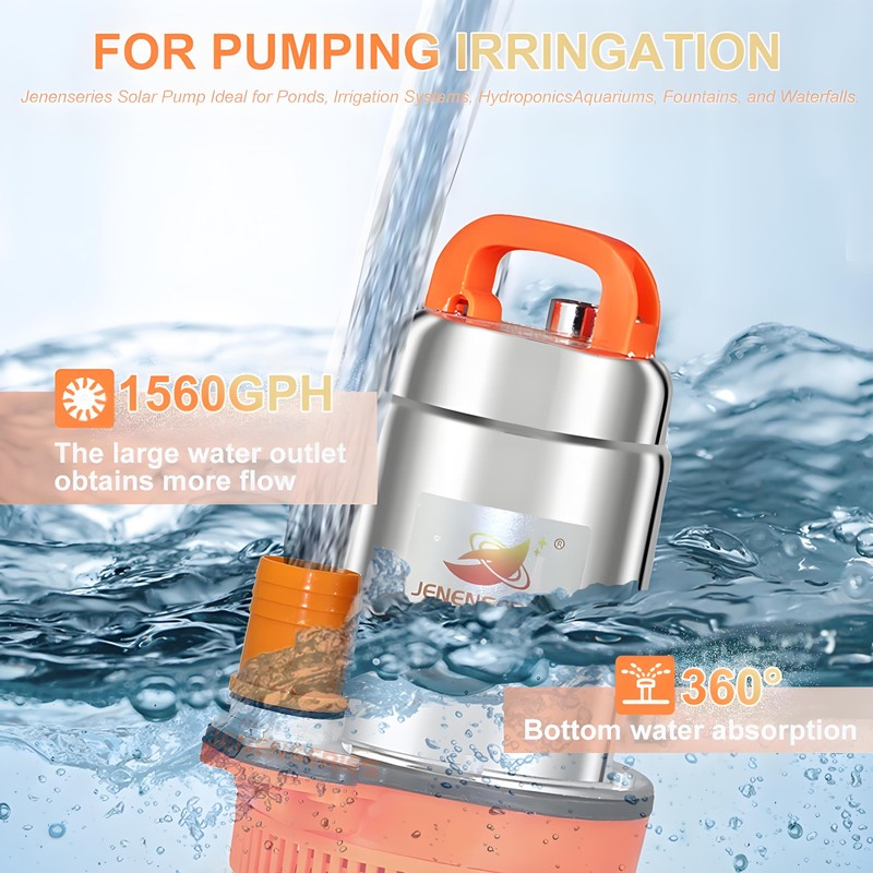 250W DC 24V Solar Submersible Pumps, 2inch solar deep well