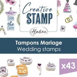Aladine – 03702 Print – Stampo Scrap Pads – Wedding