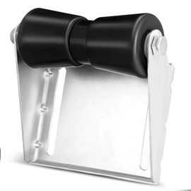 Gisafai Boat Keel Roller Assembly Kit with Roller Shaft and Brackets (12 Inch)