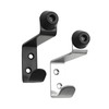 GEFONG Door Stop Stainless Steel with Coat Hooks Depth 76mm