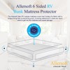 RV 6 Sided Zippered Mattress Protector with Secure Locking Zipper