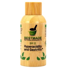 Bestmade Hyperacidity and Gastritis Relief BM12 - Comprehensive, Gentle Support for Digestive Health, Helping Indigestion, Ulcers, and Heartburn, Natural Homeopathic Formula, 30 mL Drops