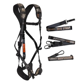 Malta Hunting Safety Ultralight Safety Harness Kit Set, TrueTimber Patterns, Multi-Sizes (Kanati Camo, Large-XLarge)