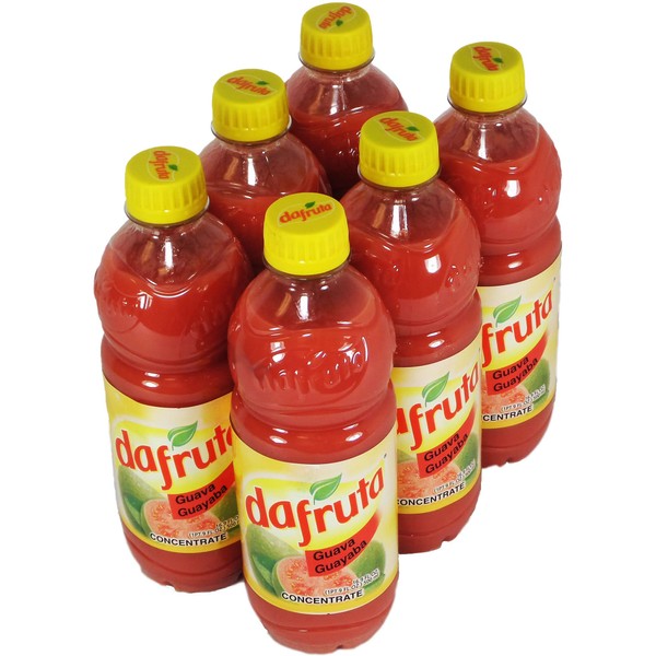 Dafruta Guava Liquid Concentrate- 16.9 FL.OZ 500ml, 6 Pack