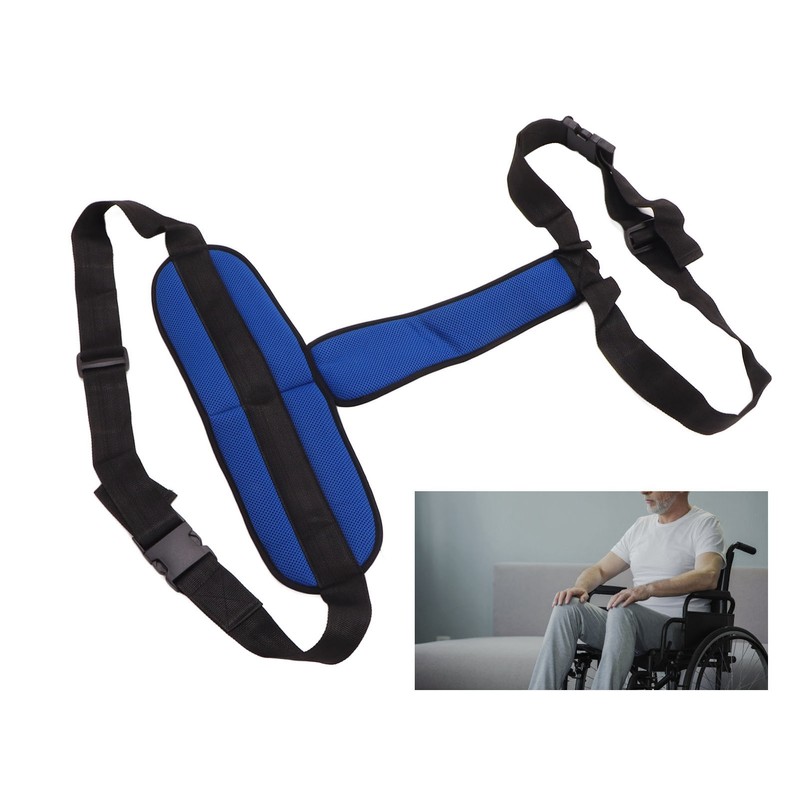 Wheelchair Belt Prevent Slip Adjustable Breathable Restraint Wheelchair Seatbelt for