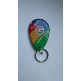 toritap NFC Keychain - Easy Google Reviews for Business Owners - White