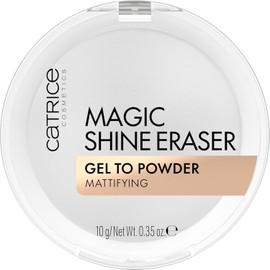 Catrice Magic Shine Eraser Gel To Powder, No. 010, Transparent, Mattifying, Pore Refining, Natural, for Combination Skin, Vegan, Oil-Free, Perfume, No Alcohol, Pack of 10 g