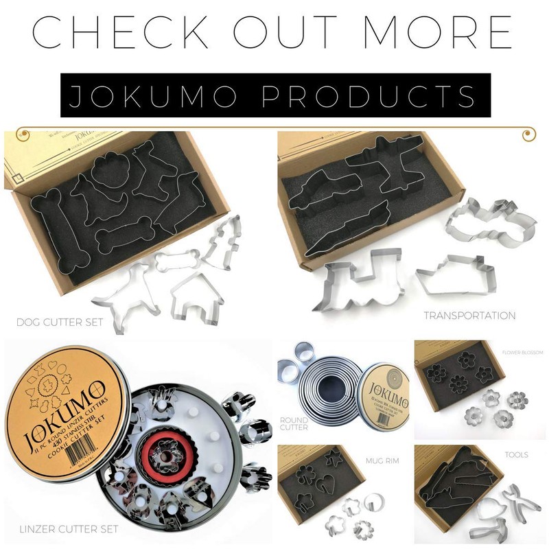 JOKUMO Smiley Cookie Cutters Set – 6 PC High Grade