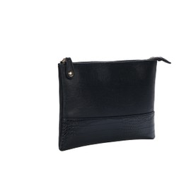 GRANVEL Clutch Bag, Men's, Large Capacity, Crocodile, Second Bag, Wedding, Formal, Black