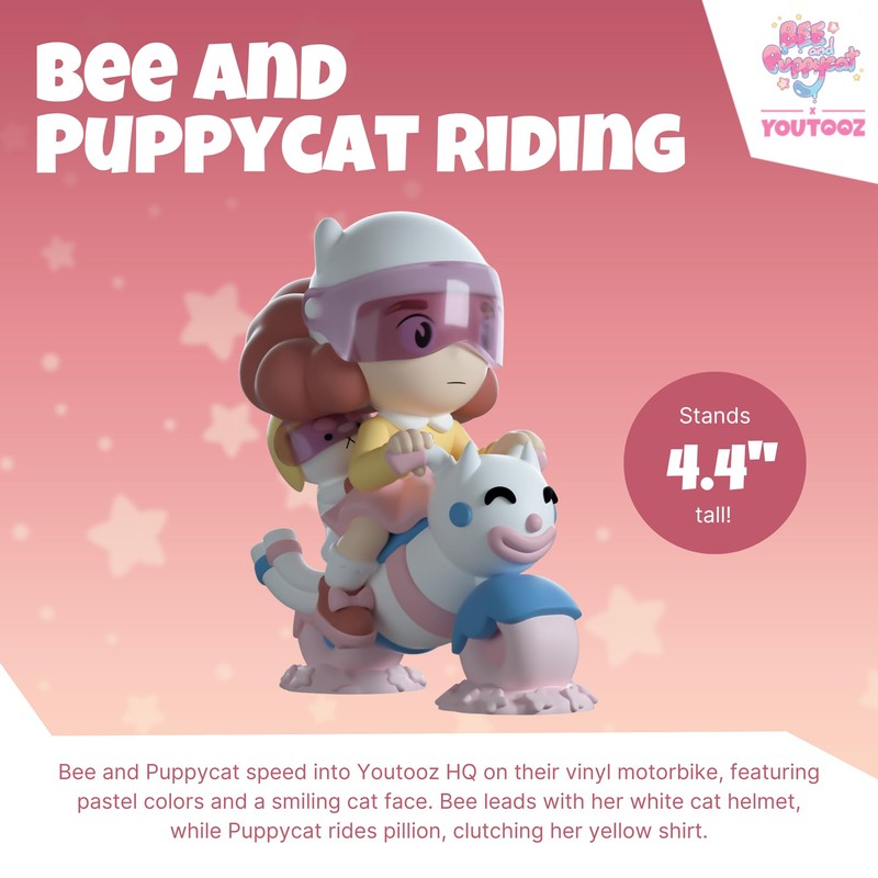 Youtooz Bee and Puppycat Bee and Puppycat Riding 4.4",