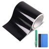 Lypumso Gloss Black Vinyl Wrap for Chrome Delete, 6 Inch