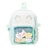 ZingZaak Kawaii Cat Ita Bag,Pin Purse,Pin Display Backpack Bag with
