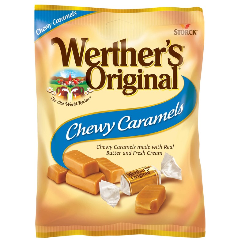 Werther's Original Chewy Caramel Candy, 2.4 Oz Bags (Pack of