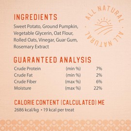 Caledon Farms Baked Bites - Pumpkin 9.35oz, Dog Treats