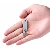 EDC Pry Bar, Mini Keychain Multi-Function Tool, All-Steel, Sandblasted Finish