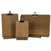 Chalkboards UK A4 Wooden Board with Detachable Clip, Wood, BROWN