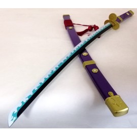 Imitation Sword, Japanese Sword, Cosplay, Decoration, Enma, Hiyori, Susanoo, Zoro, Ninja Sword, Wooden Blade 40.9 inches (104 cm) (A S120)