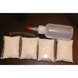 BalBeads 4x6oz bags of Ceramic Tire Balancing Beads for Truck,Trailer+applic+4 Valve core