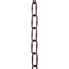 RCH Hardware CH-S58-20-AC-10 Steel Chandelier Chain, Antique Copper (10 Feet)