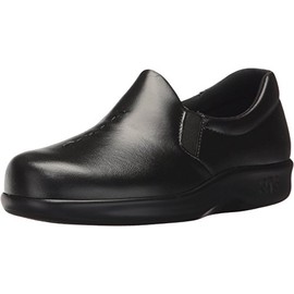 SAS Viva Slip-On Comfort Loafer - Shoes for Women - Leather Uppers - Cushioned Collar - Breathable Linings Black 8 M - Medium (B)