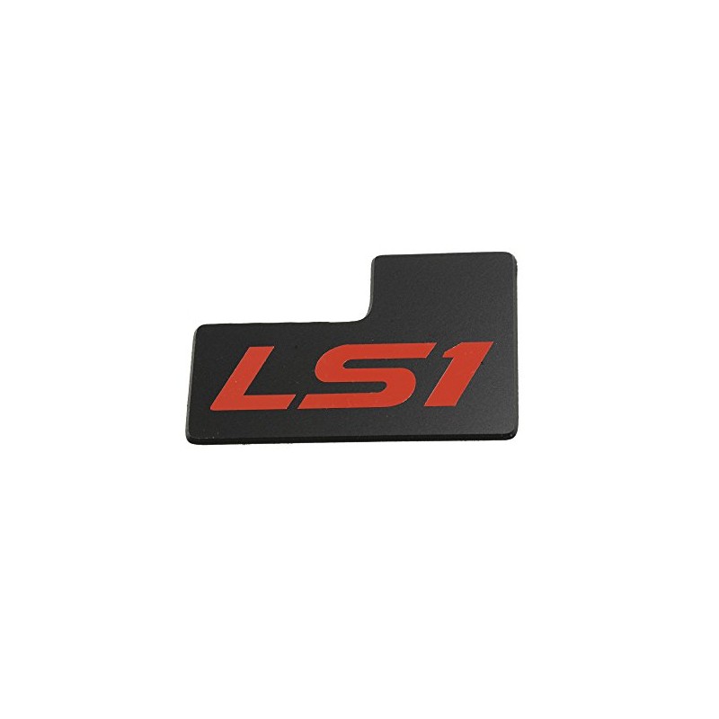 1997-2004 Corvette C5 LS-1 Throttle Body ID Plate Black w/Red