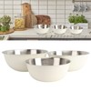 Kitchen Mixing Bowl, Polished 3 PCS Home Cooking Basin Bowl