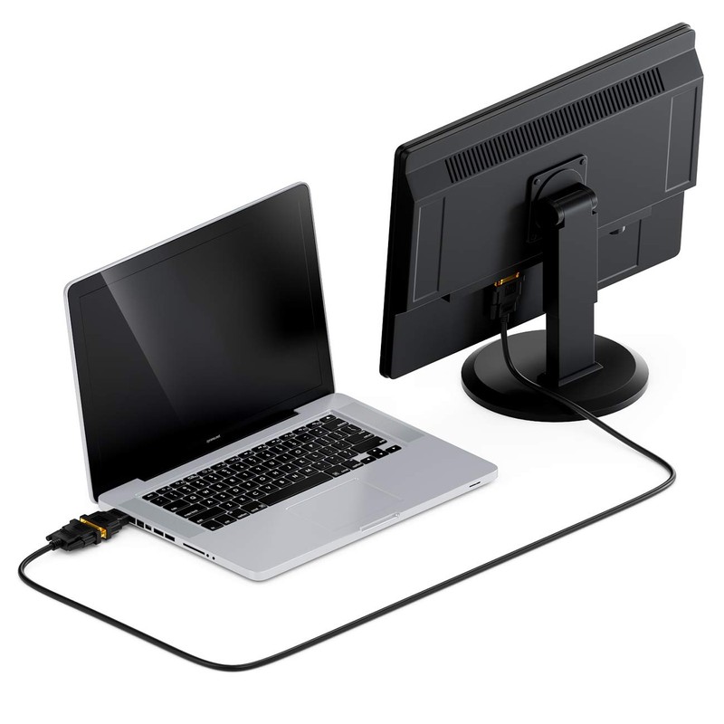 deleyCON HDMI zu DVI Adapter - DVI Buchse zu HDMI