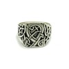 Sterling silver men ring celtic solid 925 size H -