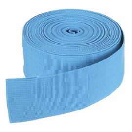 DMiotech 10 Meter x 50mm Breite Nylon-Gurtband Poly Flachgurtband für DIY Handwerk, Rucksackgurte, Nähen, Reparatur von Outdoor-Ausrüstung, Blau
