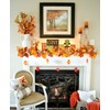 DearHouse 2 Pack Fall Garland Maple Leaf,Hanging Vine Garland Artificial