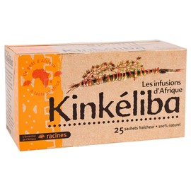 100% Natural Kinkeliba Infusion Set of 2 Kinkeliba Infusion Boxes | Kinkeliba Herbal Tea Tisane | 100% Natural | 2 x 25 Filter Bags of 1.6 g