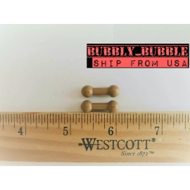 Unbranded 2 x 1/6 Extra Long Foot Leg Pegs Joint Adapter 3/4" For 12" Hot Toys Figure Body