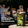 Foodico Olivenöl mit Basilikum – Extra Natives Olivenöl kaltgepresst, aromatisiert
