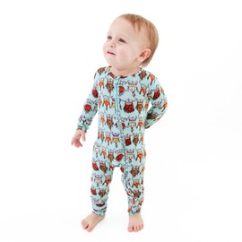 Dreamiere Convertible Footies Nordic Dreams | Fabric free of harsh chemicals | Two-Way Zipper | Tagless | Fold-Over Cuffs | Durable Wear